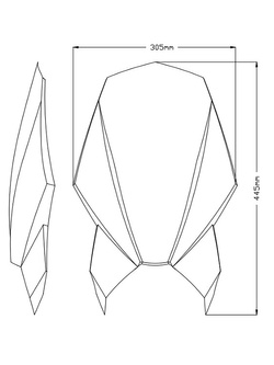 Szyba turystyczna PUIG do Suzuki GSX-S 950/ 1000 (21-) mocno przyciemniana