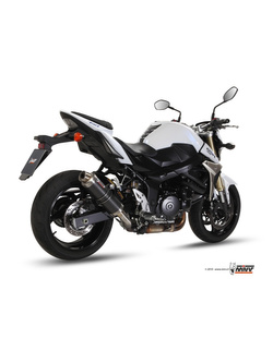 Tłumik motocyklowy Slip-On (GP) MIVV do Suzuki GSR 750 (11-16) carbon