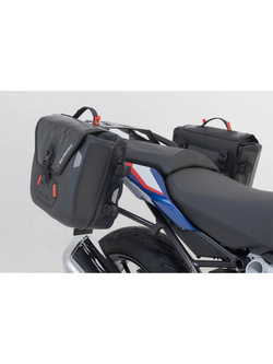 Sakwy wodoodporne SysBag WP M/S SW-MOTECH + stelaże SLC BMW R 1200 R (14-18)/ R 1250 R (18-25)/ RS (18-) [pojemność: 17-23L / 12-16L]