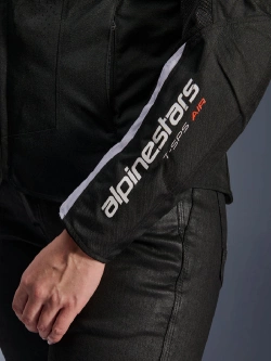 Kurtka motocyklowa damska tekstylna Alpinestars Stella T-SPS Air V2 czarno-biała