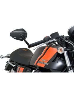 Lusterko motocyklowe długie Daytona D-Mirror-7 Type-K do montażu na końcu manetki czarne [adapter]