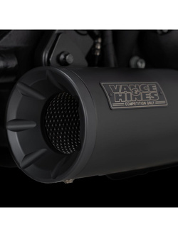Pełny układ wydechowy Vance & Hines Hi-Output do wybranych modeli Harleya Davidsona Szczotkowana Stal