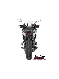 Pełny układ wydechowy 2-1, SC-Project S1 Titanium + Carbon [Czarny mat] - Yamaha Tracer 700 [16-20]