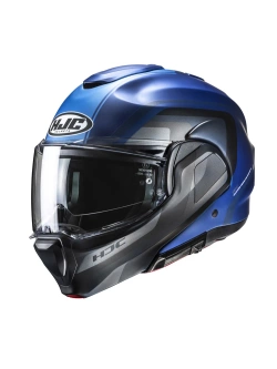 Kask szczękowy HJC F100 Reff niebiesko-szary