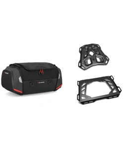Zestaw: torba na tył Rackpack + stelaż Adventure-Rack SW-Motech Kawasaki KLE 500/ SE (26-) [poj.: 32,0-42,0 l]
