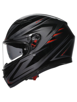 Kask integralny AGV K3 Syth czarno-czerwony