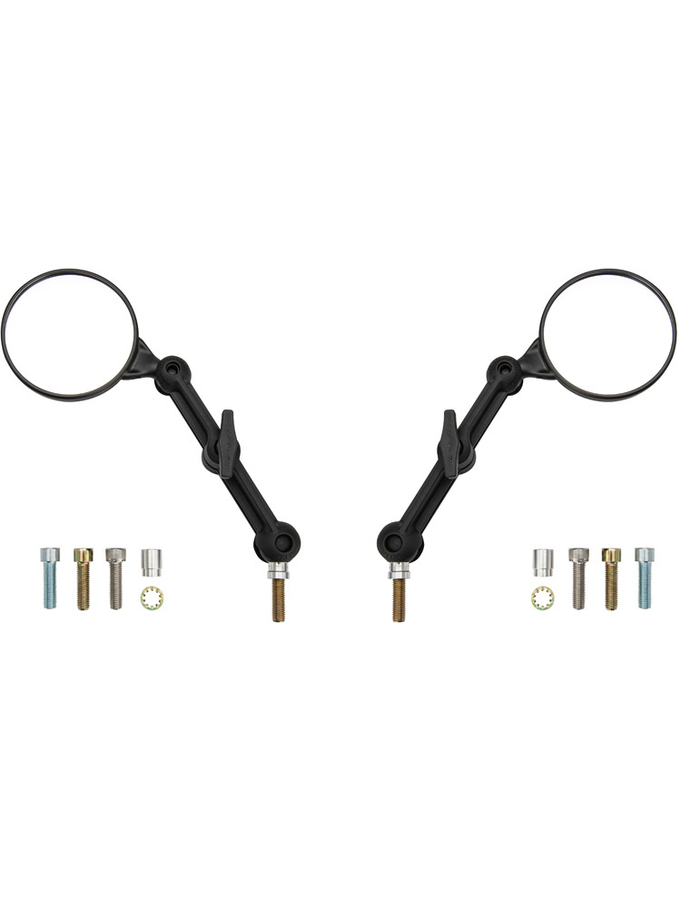 Zestaw lusterek motocyklowych Double Take Mirror 2.0 Scrambler z zestawem montażowym [ramię 15.2 cm]