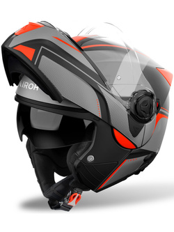 Kask szczękowy Airoh Specktre Leaf czarno-pomarańczowy matowy