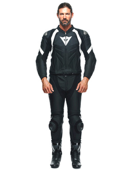 Kombinezon motocyklowy dwuczęściowy Dainese AVRO 4 czarno-biały