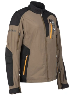 Kurtka enduro damska Klim Rebelle brązowo-czarna