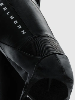 Spodnie motocyklowe damskie skórzane Rebelhorn Diva czarno-białe