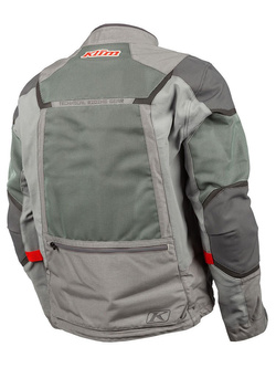 Kurtka motocyklowa tekstylna Klim Baja S4 szaro-czerwona
