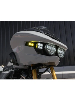 Kompletny zestaw reflektorów Denali Full Deck z oświetleniem Harley Davidson Road Glide (24-)