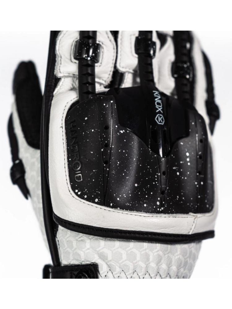 Rękawice motocyklowe Knox Handroid MK5 czarno-białe