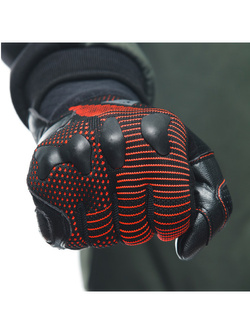 Rękawice motocyklowe Dainese Unruly Ergo-Tek czarno-czerwone
