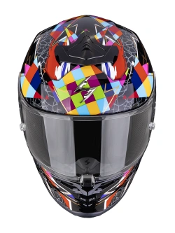 Kask integralny Scorpion EXO-R1 EVO II Air Pouls czarno-żółto-czerwony