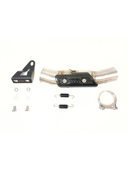 Tłumik motocyklowy IXRACE MK2 Honda Transalp 750 (23-24) czarny, z homologacją