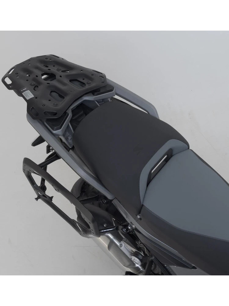 Zestaw: kufry boczne + kufer centralny TRAX ADV + stelaże SW-Motech BMW R 1300 GS Adventure (24-) czarne