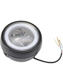 Reflektor przedni Daytona Capsule120 LED czarny [120mm]