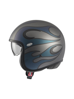 Kask otwarty Premier Vintage FR IRIDE BM niebiesko-szary matowy