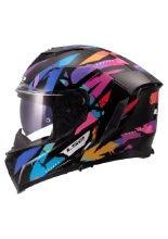Kask integralny LS2 FF818 Storm III Kaos niebiesko-fioletowy