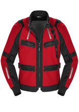 Kurtka motocyklowa tekstylna Spidi Enduro Pro czerwono-czarna
