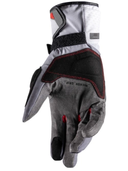 Rękawice motocyklowe Leatt ADV Subzero 5.5 Iron czarno-biało-szare