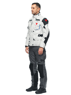 Kurtka motocyklowa tekstylna Dainese Splugen 3L D-Dry biało-czarna