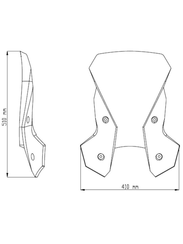 Szyba turystyczna PUIG do KTM 1050/1090/1190 Adventure/R / 1290 Super Adventure/T lekko przyciemniana