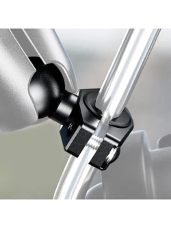 Adapter mocowania uchwytu motocyklowego na poprzeczce/ lusterku Biketec czarny [Typ: MCM25] 