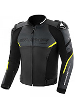 Kurtka motocyklowa skórzana Shima Bandit 2.0 czarno-fluo
