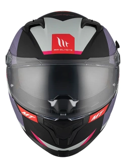 Kask integralny MT Braker SV Chento czarno-różowy matowy