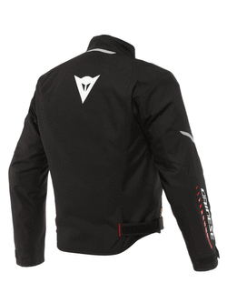 Kurtka motocyklowa tekstylna Dainese Veloce D-Dry czarno-biało-czerwona