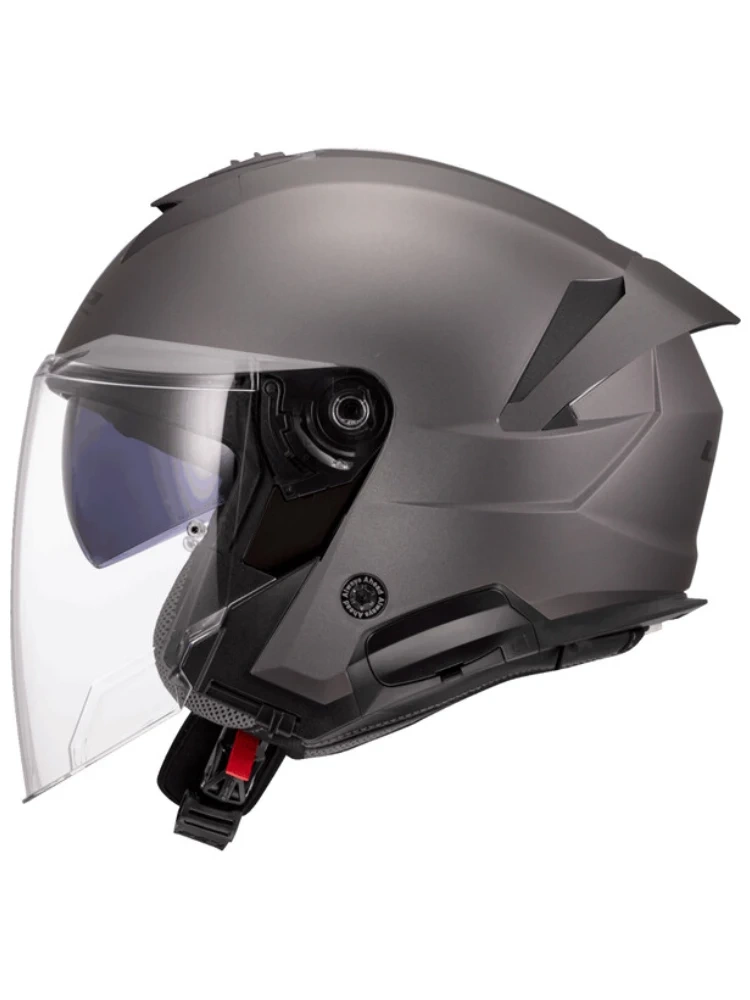 Kask otwarty LS2 OF618 Verso II Solid szary matowy