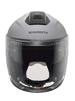 Zestaw: Kask otwarty Schuberth J2 szary + dedykowany interkom motocyklowy