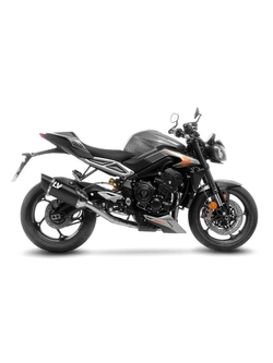 Pełny układ wydechowy LeoVince LV-14 R Black Edition Triumph Street Triple 765 R/ RS/ A2 (23-24) stalowy [bez homologacji]