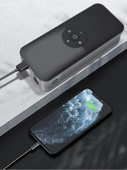 Kompresor z akumulatorem FreedConn z wbudowaną lampą LED