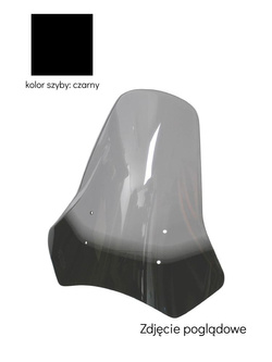 Szyba motocyklowa MRA Touring "T" Kawasaki Versys 650 (06-09) czarna