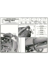 Stelaż pod kufer centralny Monokey, Monolock Kappa Kawasaki Versys 650 (06-09) [bez płyty montażowej]