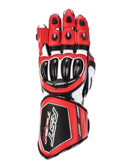 Rękawice motocyklowe skórzane RST Tractech Evo 4 czerwono-czarne