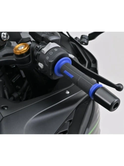 Manetki Daytona Products Grippy Grip GGD-Base2 do kierownic o średnicy 22,2 [mm] czarno-niebieskie