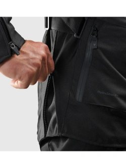 Kurtka motocyklowa tekstylna Rebelhorn Hiker IV czarno-szaro-czerwona