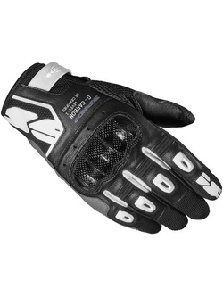 Rękawice motocyklowe damskie Spidi G-Carbon czarno-białe