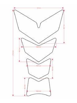 Tankpad Uniwersalny Onedesign Moon rozdzielny karbonowy