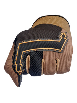 Rękawice cross Biltwell Baja brązowo-czarne