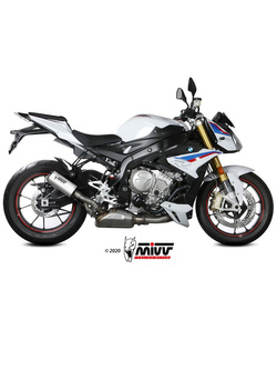 Tłumik motocyklowy Slip-On Line (MK3) MIVV do BMW S1000R (17-20) srebrny