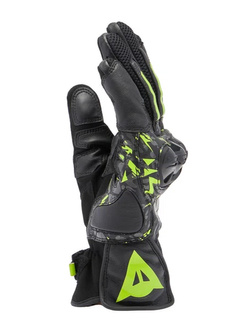 Rękawice Motocyklowe Dainese Mig 3 Unisex czarno-szaro-żółte