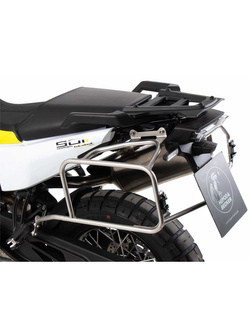 Zestaw: kufry boczne + stelaże Hepco&Becker Xplorer Cutout do Husqvarny Norden 901/Expedition (22-) srebrne