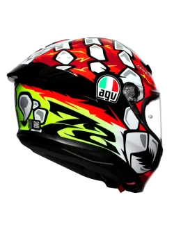 Kask integralny AGV K6 S Bezzecchi 2024 czerwono-biało-czarny