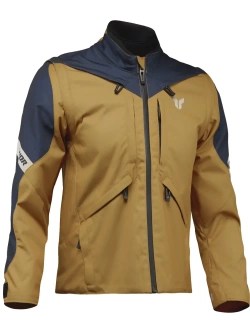 Kurtka enduro damska Thor Terrain brązowo-granatowa